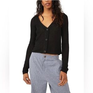 Free People Game on Cardigan